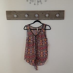 PerSeption Concept Multicolor Sleeveless Blouse SZ XL